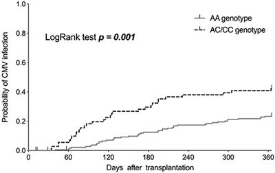 The Aquaporin 5 −1364A/C Promoter Polymorphism Is Associated With Cytomegalovirus Infection Risk in Kidney Transplant Recipients